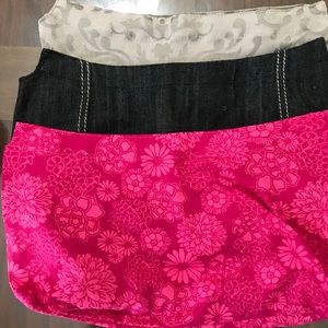 Thirty One shoulder bag 3-pack of skirts